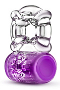 Фиолетовое эрекционное виброкольцо Pleaser Rechargeable C-Ring фото в интим магазине Love Boat