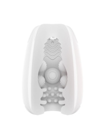 Белый мастурбатор-яйцо Bisedze