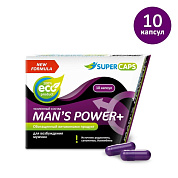 Капсулы для мужчин Man’s Power+ - 10 капсул (0,35 гр.) фото в интим магазине Love Boat