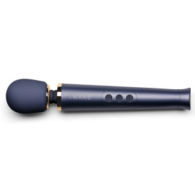 Cиний вибратор Le Wand Petite Rechargeable Vibrating Massager - 25 см.