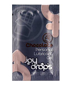 Пробник смазки на водной основе с ароматом шоколада JoyDrops Chocolate - 5 мл.