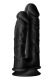 Черный анально-вагинальный фаллоимитатор Double Penetrator - 19,5 см.