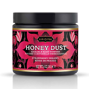 Пудра для тела Honey Dust Body Powder с ароматом клубники - 170 гр. фото в интим магазине Love Boat