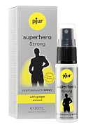 Спрей-пролонгатор длительного действия pjur SUPERHERO Strong Spray - 20 мл. фото в интим магазине Love Boat