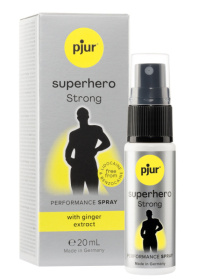 Спрей-пролонгатор длительного действия pjur SUPERHERO Strong Spray - 20 мл. фото в интим магазине Love Boat