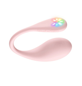 Розовое интерактивное виброяйцо Spot фото в интим магазине Love Boat