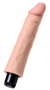 Телесный реалистичный мультискоростной вибратор - 21 см. фото в интим магазине Love Boat