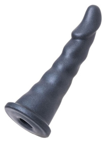 Черная насадка для страпона Axel - 17,5 см. фото в интим магазине Love Boat