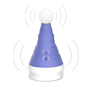Сиреневый вибростимулятор в форме колпака Magical Santa Hat фото в интим магазине Love Boat