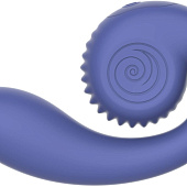 Синий инновационный вибратор SVibe Gizi Lite