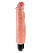 Телесный вибратор-реалистик 7  Vibrating Stiffy - 21,6 см. фото в интим магазине Love Boat