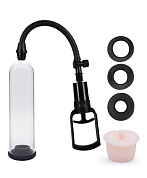 Вакуумная помпа со сменными насадками Rider фото в интим магазине Love Boat