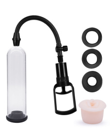 Вакуумная помпа со сменными насадками Rider фото в интим магазине Love Boat