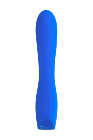 Нереалистичный синий вибратор BLURY - 18,5 см.