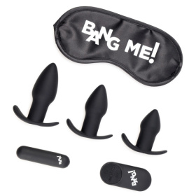 Набор для анальной стимуляции 28X Backdoor Adventure Remote Control 3 Piece Butt Plug Vibe Kit фото в интим магазине Love Boat