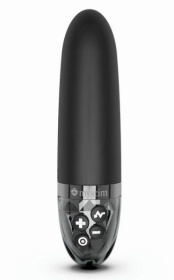 
Черный вибратор с электростимуляцией Sleak Freak - 14 см. фото в интим магазине Love Boat