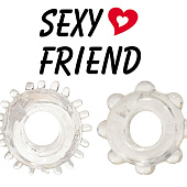 Набор из 2 эрекционных прозрачных колец