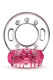 Розовое эрекционное виброкольцо Arouser Vibrating C-Ring