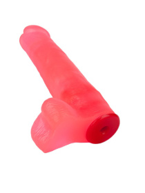 Розовая насадка-фаллос для трусиков Harness - 16 см.