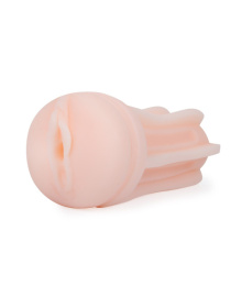 Телесный мастурбатор-вагина в пластиковой колбе