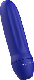 Синяя рельефная вибропуля Bmine Basic Reflex - 7,6 см. фото в интим магазине Love Boat
