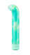 Зеленый компактный вибратор из стекла Magic Cane - 12 см.