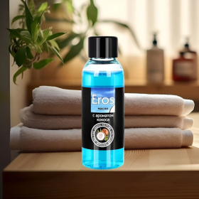 Массажное масло Eros Tropic с ароматом кокоса - 50 мл.