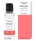 Смазка на силиконовой основе Mixgliss Happy - 50 мл. фото в интим магазине Love Boat