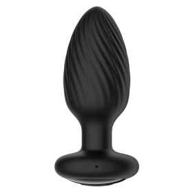Черная анальная вибровтулка Nexus Tornado Medium с функцией вращения фото в интим магазине Love Boat
