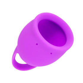 Лиловая менструальная чаша Tulip - 15 мл. фото в интим магазине Love Boat