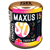Ароматизированные презервативы Maxus Exotic Mix - 15 шт. фото в интим магазине Love Boat