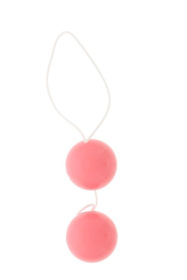Розовые вагинальные шарики Vibratone DUO-BALLS фото в интим магазине Love Boat