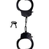 Черные стальные наручники