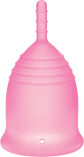 Розовая менструальная чаша Clarity Cup L фото в интим магазине Love Boat