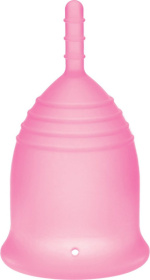 Розовая менструальная чаша Clarity Cup L фото в интим магазине Love Boat
