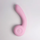 Розовый вибростимулятор точки G с нагревом Bendable Heating G-Spot Vibrator
