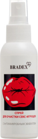 Антибактериальный спрей Bradex для очистки секс-игрушек - 100 мл. фото в интим магазине Love Boat