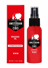 Стимулирующее массажное масло CBD from Amsterdam Massage Oil - 50 мл. фото в интим магазине Love Boat