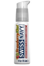 Лубрикант Swiss Navy Strawberry Kiwi Lube с ароматом клубники и киви - 29,5 мл. фото в интим магазине Love Boat
