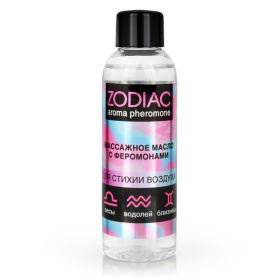Массажное масло с феромонами ZODIAC Air - 75 мл. фото в интим магазине Love Boat