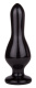 Черная анальная пробка MAGNUM 15 - 17,5 см.