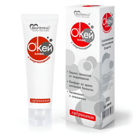 Гель-лубрикант с хлоргексидином «О’кей плюс» - 50 гр. фото в интим магазине Love Boat