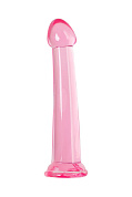 Розовый нереалистичный фаллоимитатор Jelly Dildo L - 20 см. фото в интим магазине Love Boat