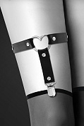 Подвязка с металлическим сердечком  фото в интим магазине Love Boat