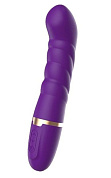 Фиолетовый перезаряжаемый вибратор Take Over The Swirl - 22,5 см фото в секс шопе Love Boat