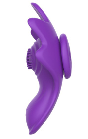 Фиолетовый вибратор в трусики с магнитным держателем фото в интим магазине Love Boat