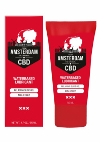 Лубрикант на водной основе CBD from Amsterdam Waterbased Lubricant - 50 мл. фото в интим магазине Love Boat
