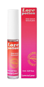 Возбуждающий блеск для губ Love Potion - 8 мл. фото в интим магазине Love Boat