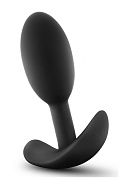 Черный анальный стимулятор Vibra Slim Plug Small - 8,8 см. фото в интим магазине Love Boat