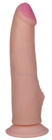 Фаллоимитатор HUMAN STYLE 7,3  с бугорком - 20,5 см. фото в интим магазине Love Boat